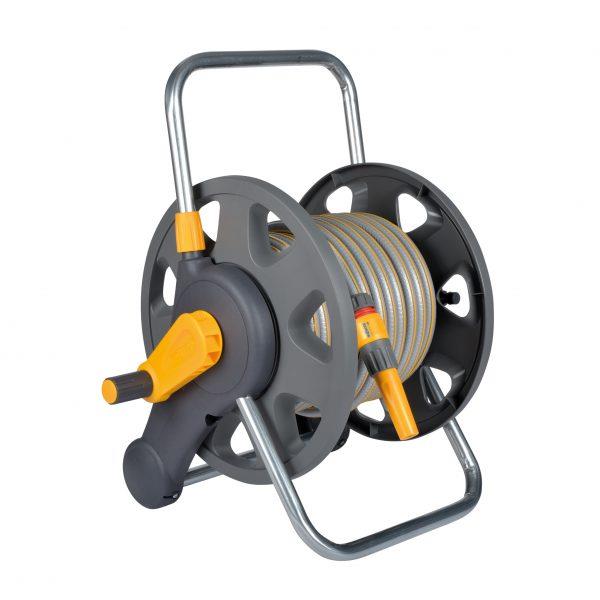 Hozelock 2431 Hose Reel 2 in 1, 25m Wall Mounted or Free Standing