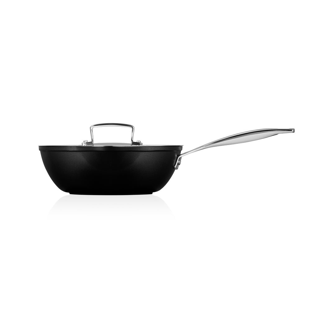  Chef's Pan with Pour Spout side