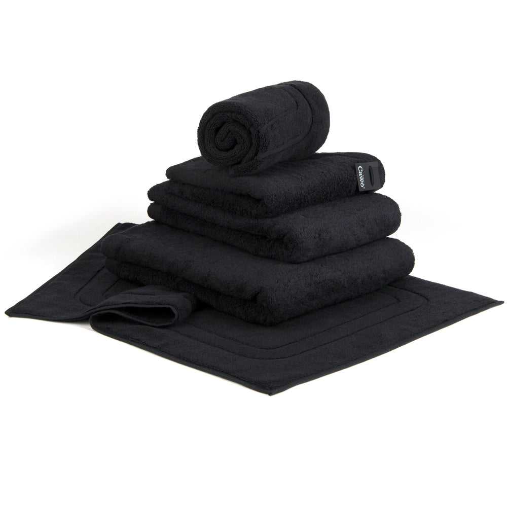 Cawo Lifestyle Black Bath Towel DT7007/901