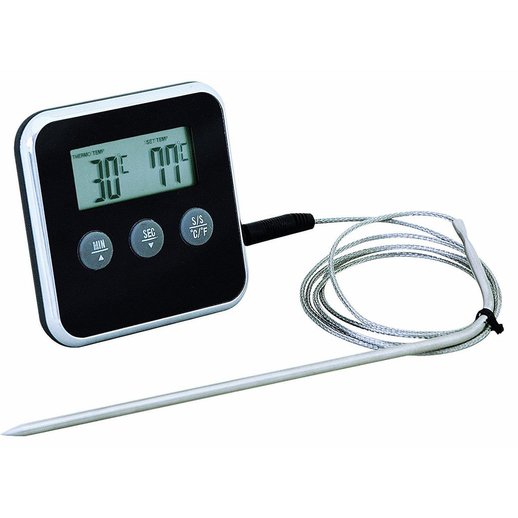 Digital Timer with Meat Thermometer