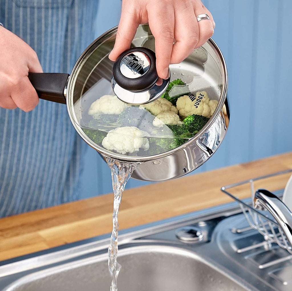 Saucepan  pouring water