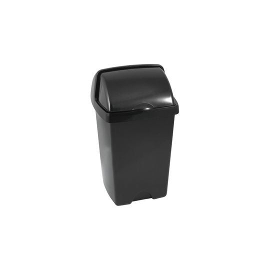 Addis 505599 Roll Top Bin 25L Soft  Black
