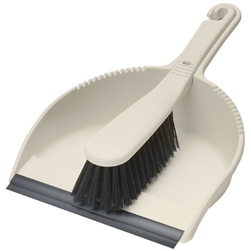 Addis 510404 Dustpan & Brush Set Stiff,  Linen