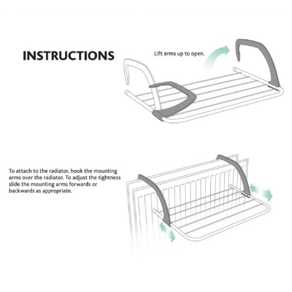Addis 518042 Radiator Airer 3m instructions