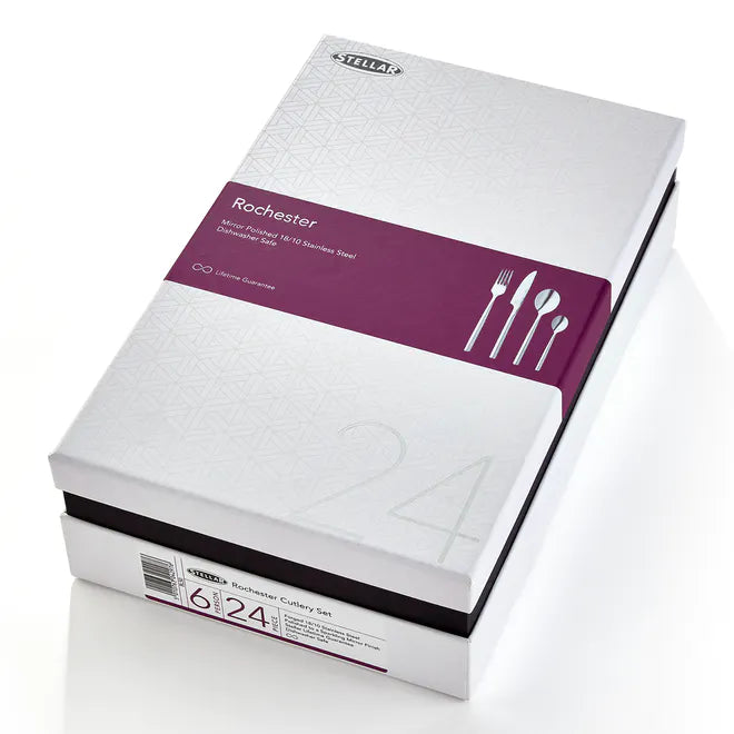  Rochester BL50 Cutlery Set 24pce box