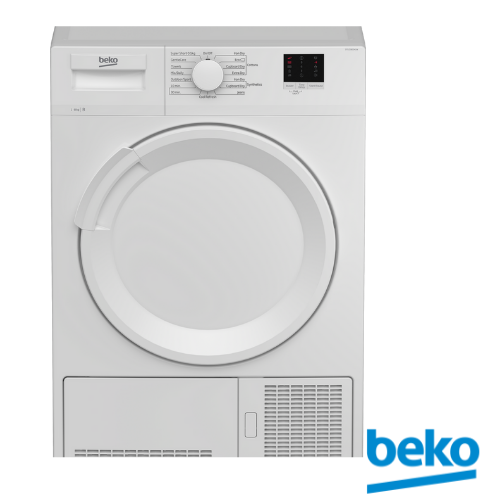 Freestanding 8Kg Condenser Tumble Dryer - White