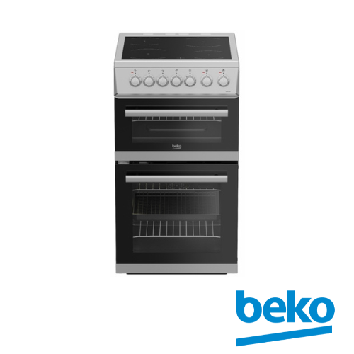 Electric Cooker Silver with Beko logo