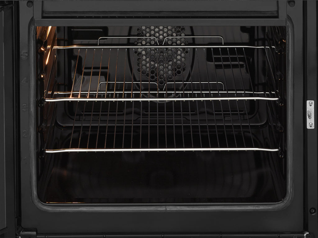 Electric Cooker with Ceramic Hob Black inside