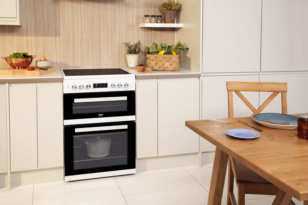 Beko KDC653W Double Oven Electric Cooker White