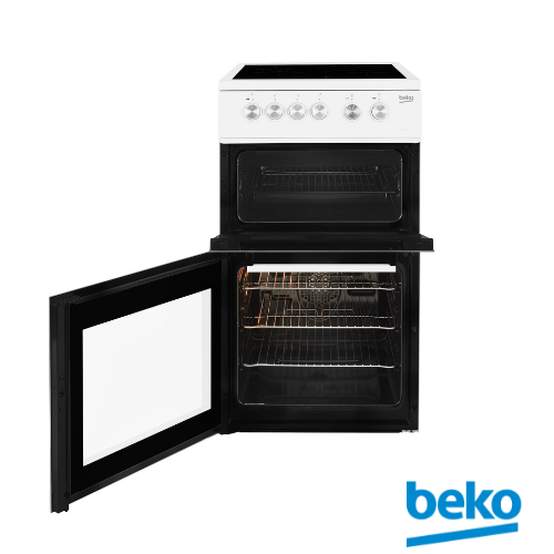 Electric Cooker with Ceramic Hob with Beko logo