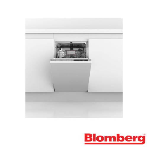 Slim Integrated Dishwasher with Blomberg logo