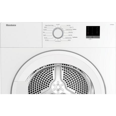 white Tumble Dryer, buttons