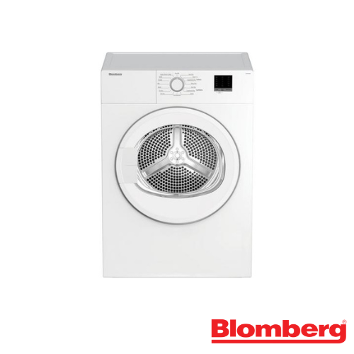 White Tumble Dryer with Blomberg logo