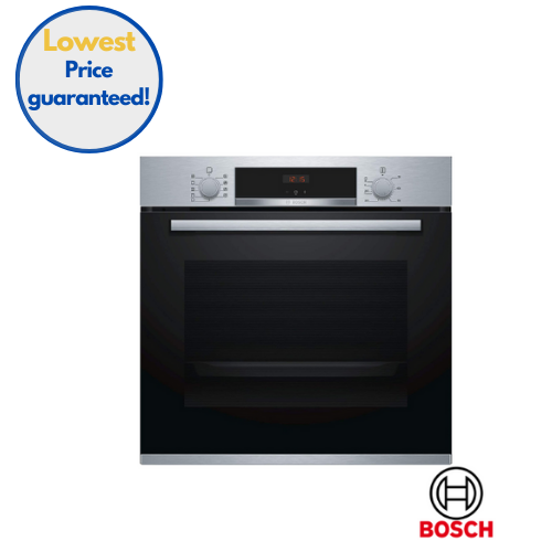 Bosch HBS534BS0B Single Oven with 3D Hot Air Stainless Steel