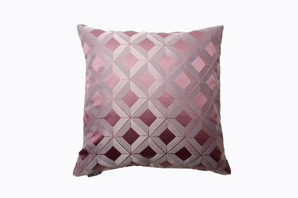 Cushion Luxury Cross Weave Pink