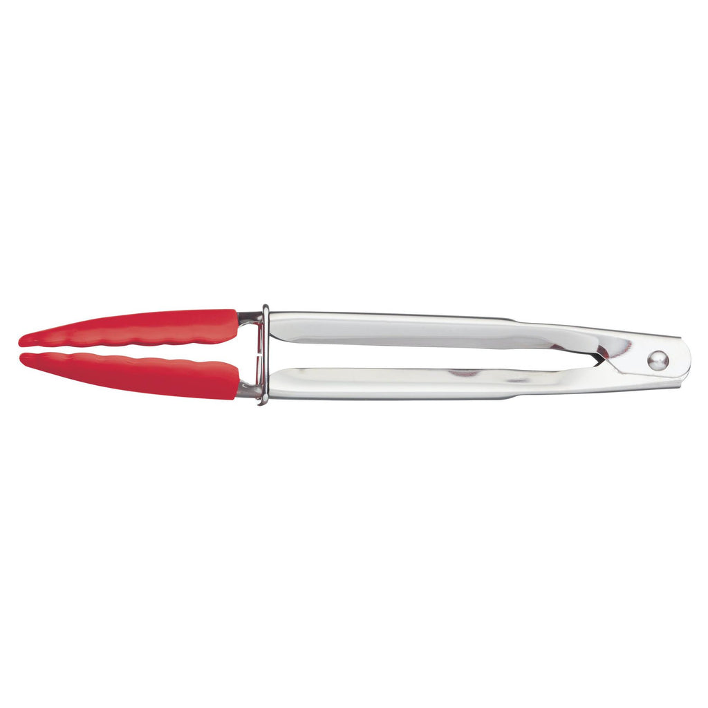 Colourworks Mini Tongs 18cm Red