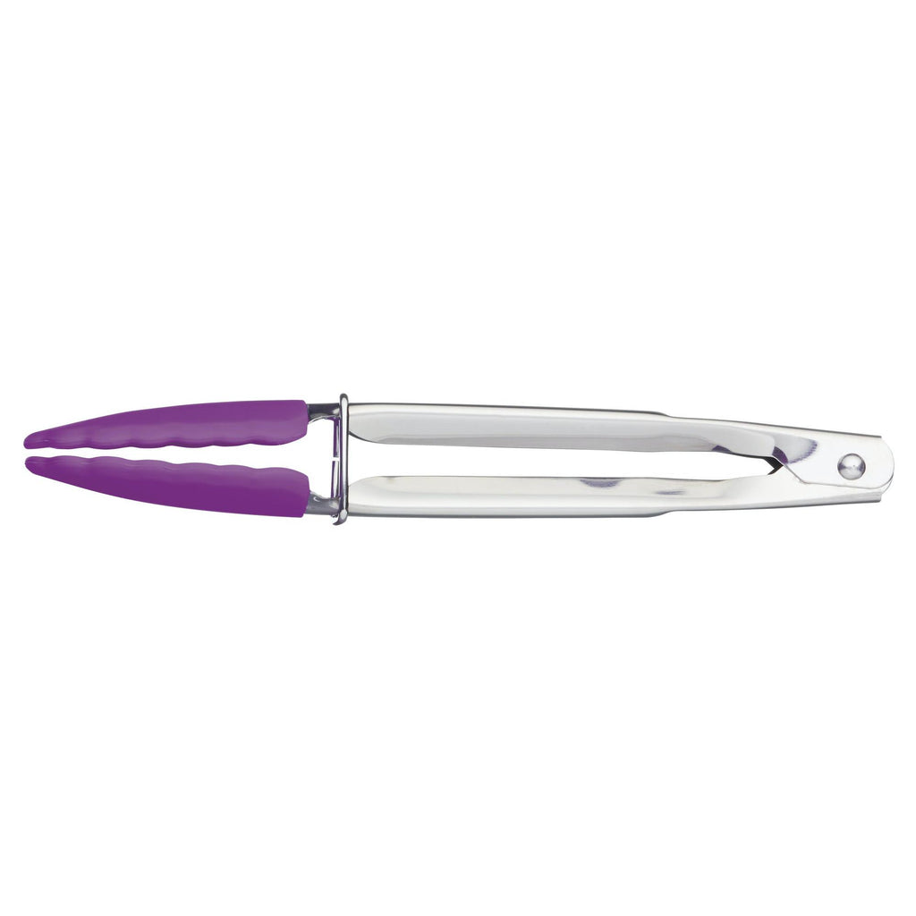 Colourworks Mini Tongs 18cm Purple