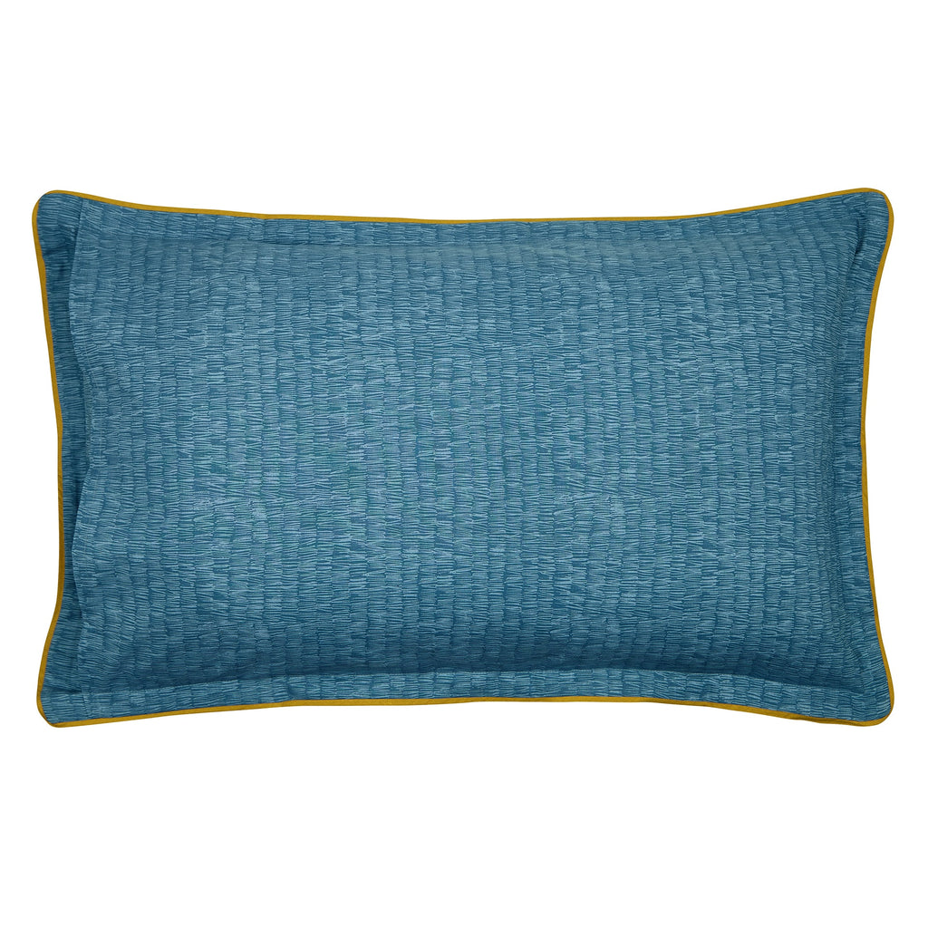 Goosegrass Cover Set Double Bed Blue Pillow