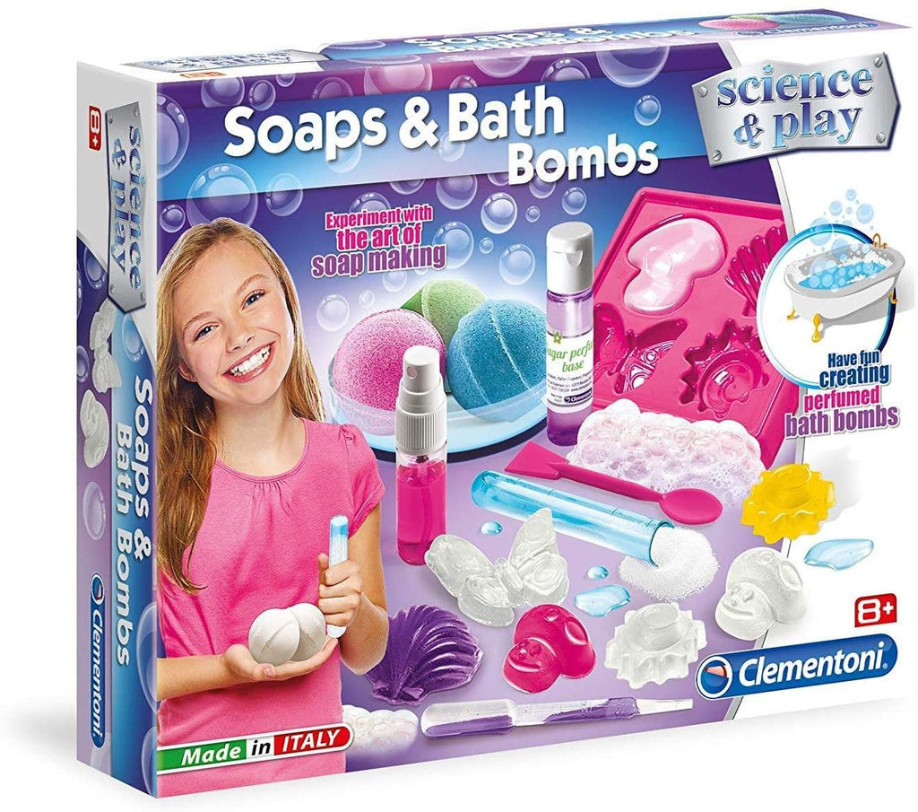 Clementoni 61292 Soap And Bath Bombs box