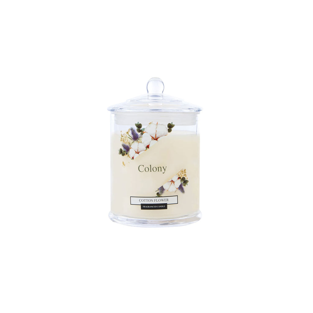 Colony Small Candle Cotton Flower