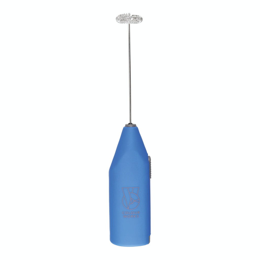 Colourworks Electric Drinks Frother Blue