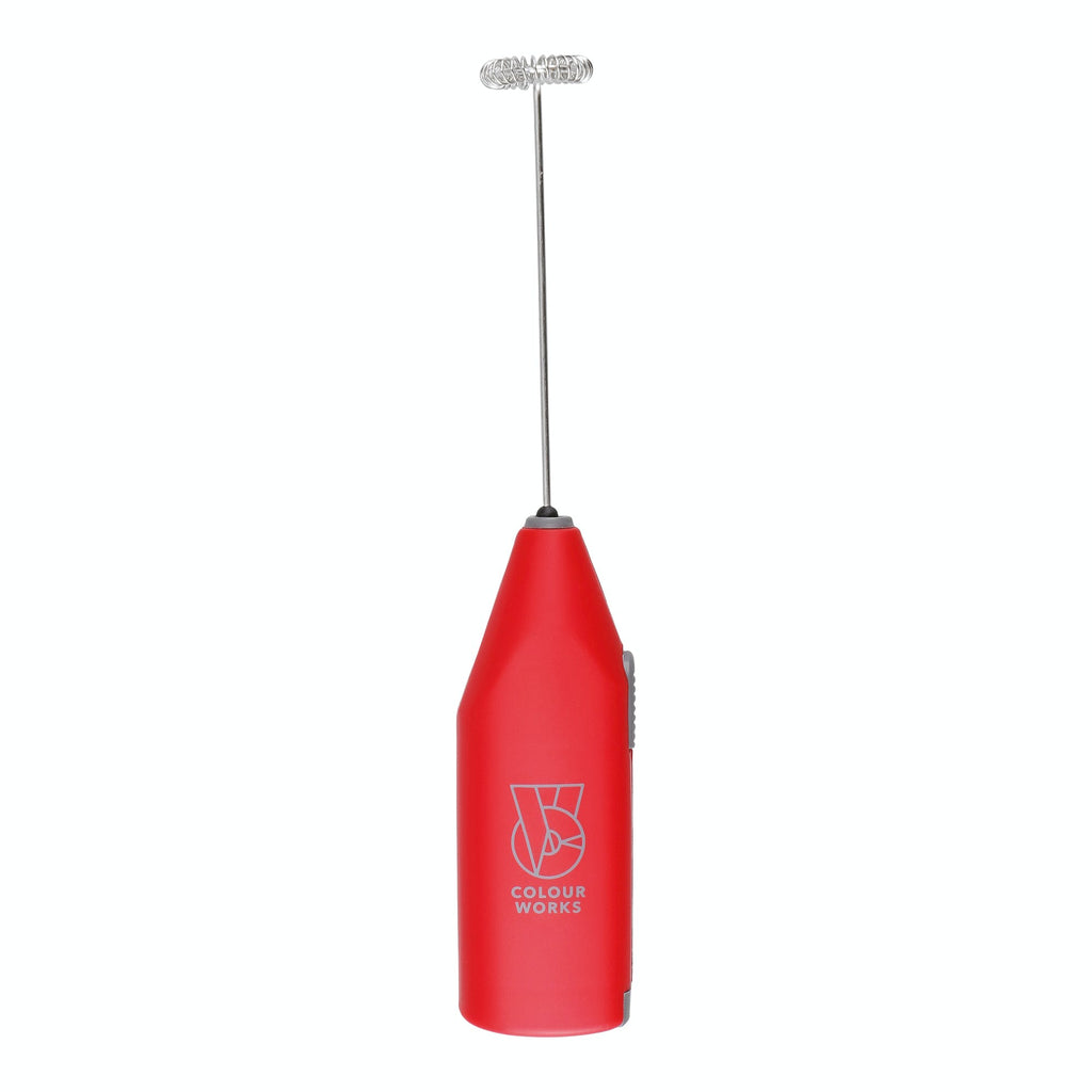 Colourworks Electric Drinks Frother Red