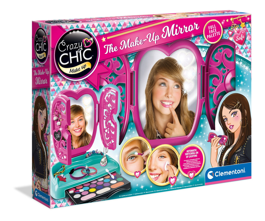 Clementoni 18541 Crazy Chic Make Up Mirror Set box
