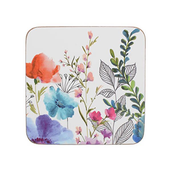 Meadow Floral Pack Of 6 Coasters