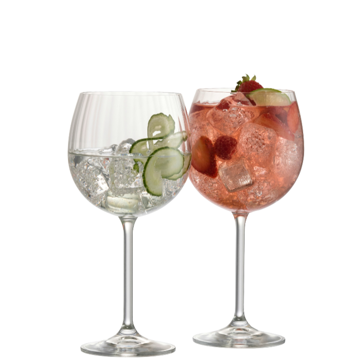 Galway Crystal Erne Gin and Tonic glasses