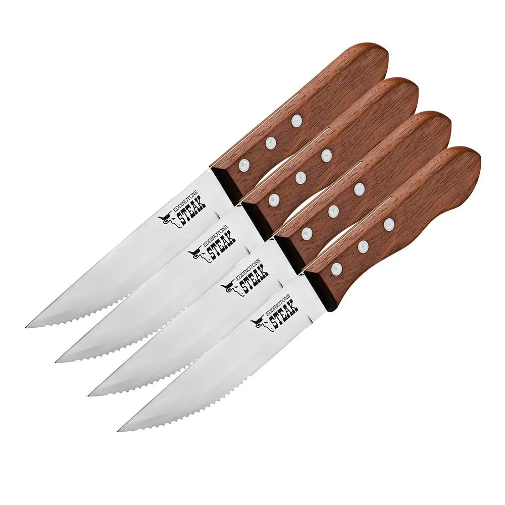  Eddingtons Jumbo Steak Knives Set Of 4 Loose