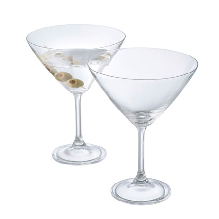 Galway Crystal Elegance Martini Cocktail Pair
