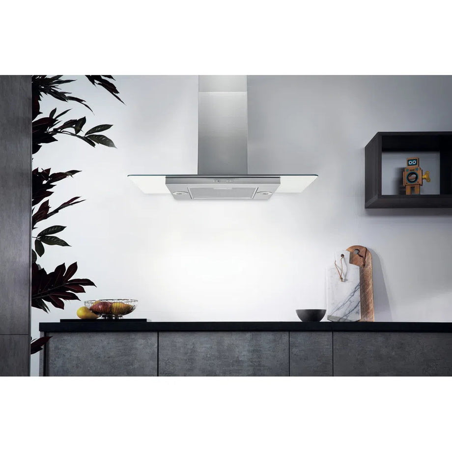 Hotpoint UIF9.3FLBX Island Cooker Hood Lisburn Belfast Hoods
