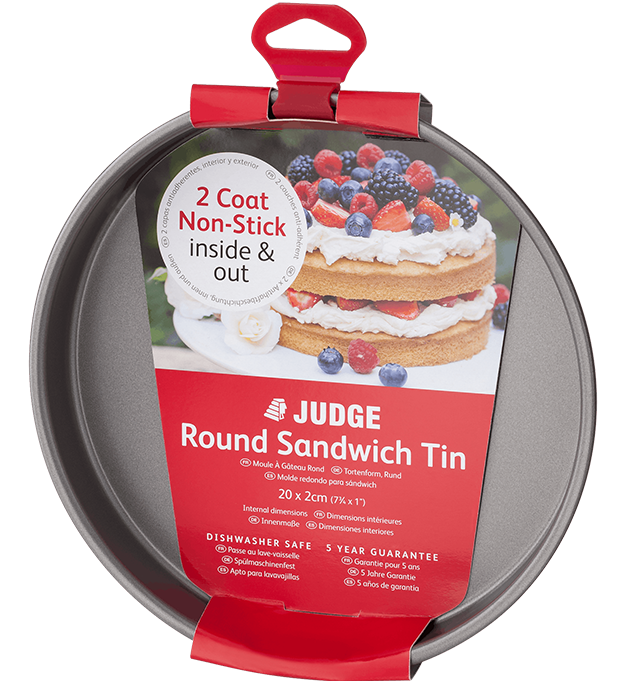 Judge JB25 8" Round Sandwich Tin