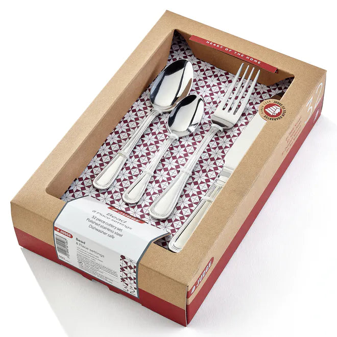  Judge CC51 32pce Cutlery Set showing from the side