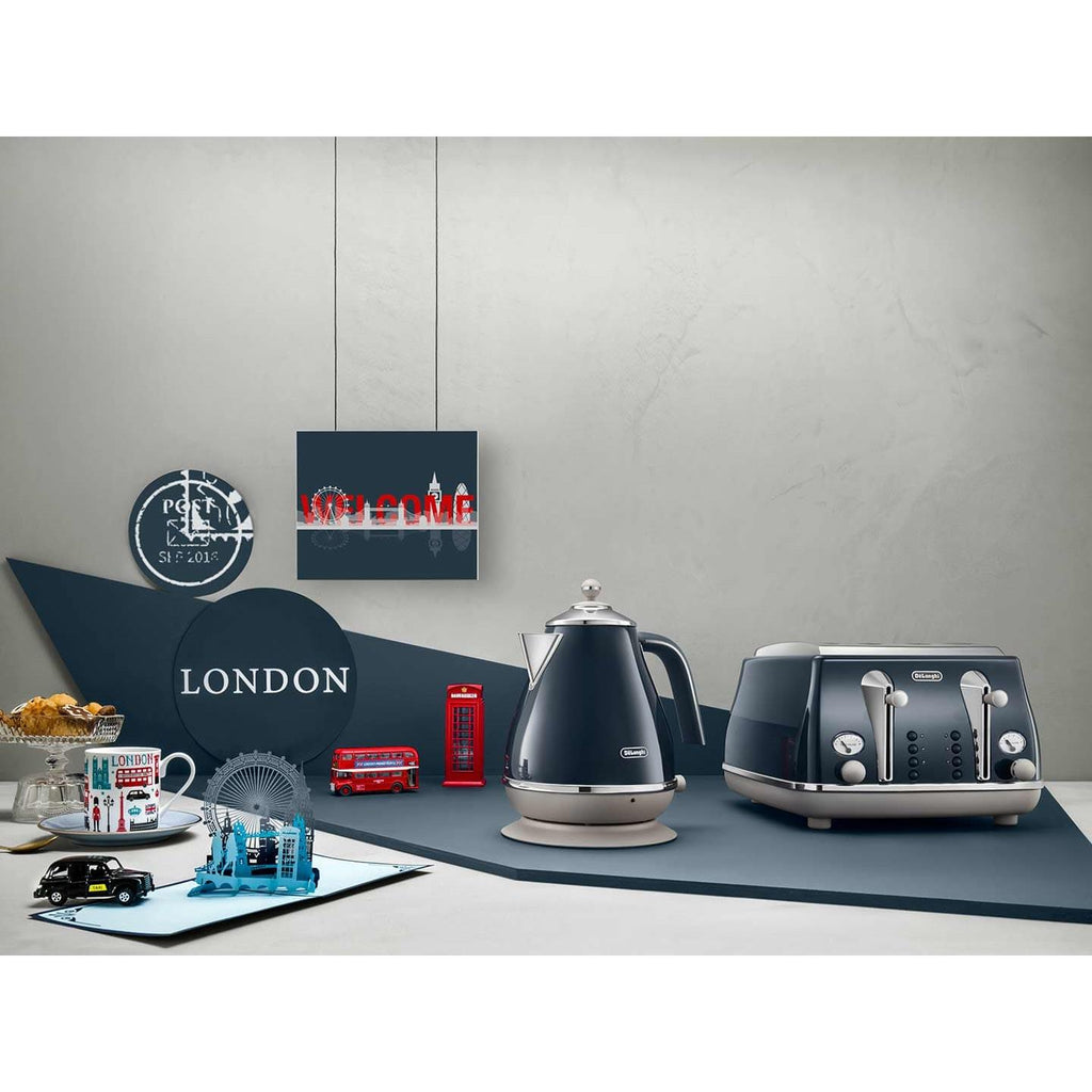 Icona Capitals Kettle and Toaster Blue 