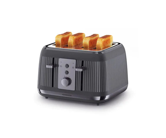 Dusk Toaster In Grey Media with toasted bread