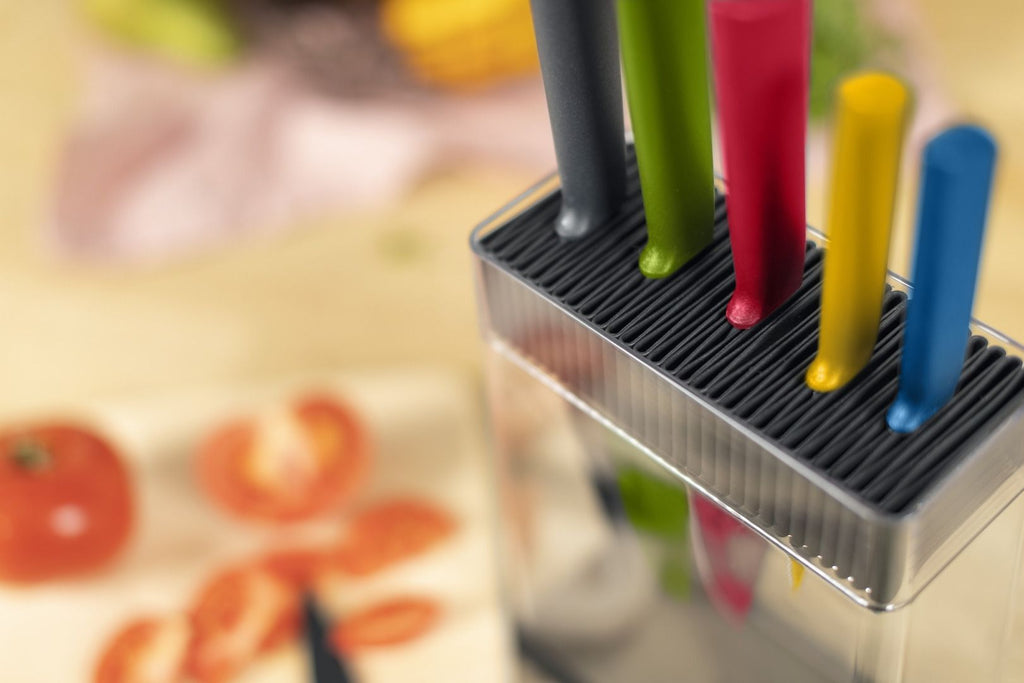 Kuhn Rikon 24263 7pc Colori Knife Set showing a birds eye view