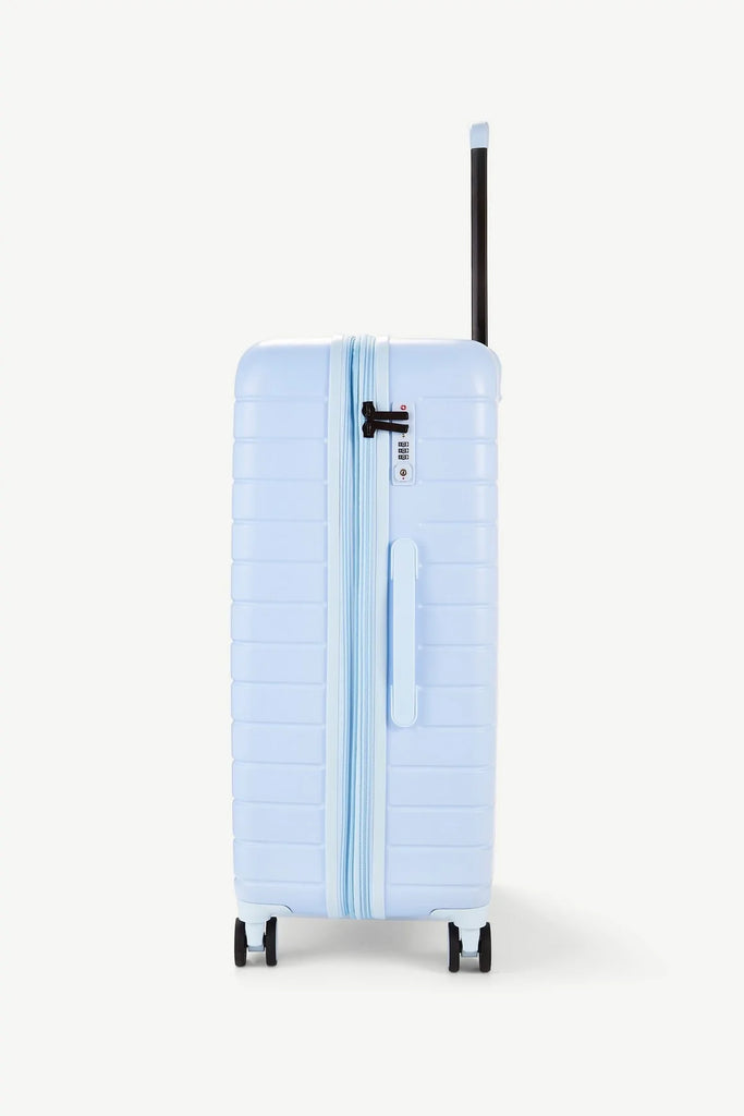 Large Suitcase Pastel Blue Side