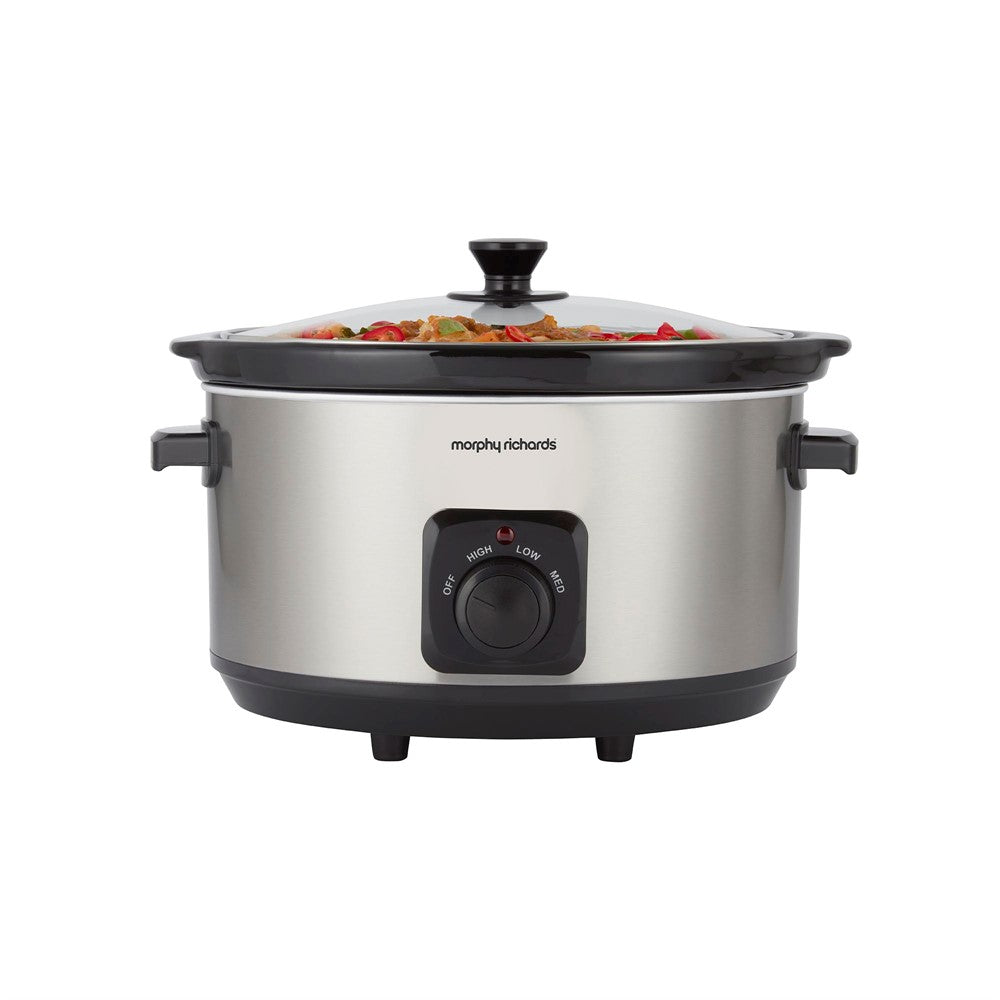 Slow Cooker In Brushed Steel