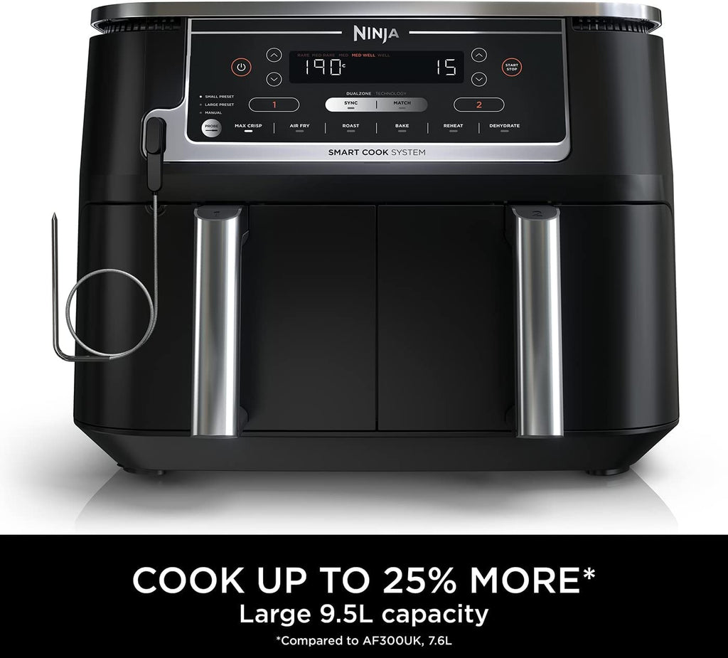 Dual Zone Air Fryer with Cooking Probe