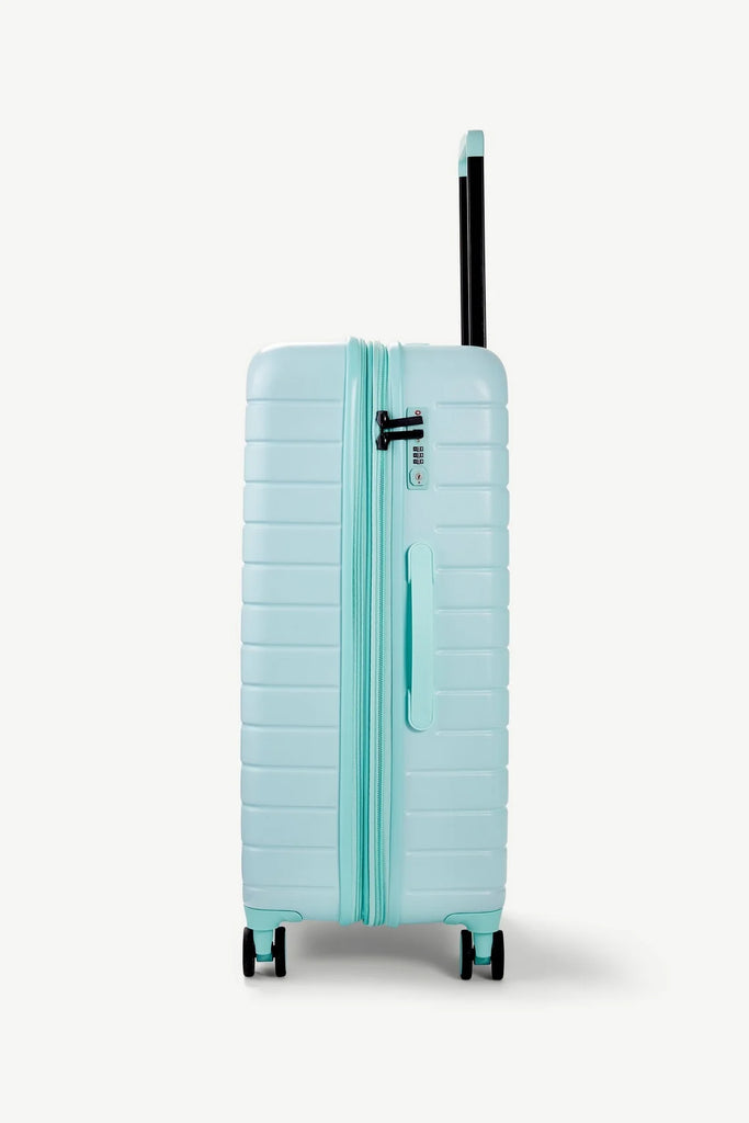 Novo Large Suitcase Pastel Green side