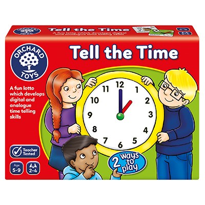 Tell The Time Lotto Game box