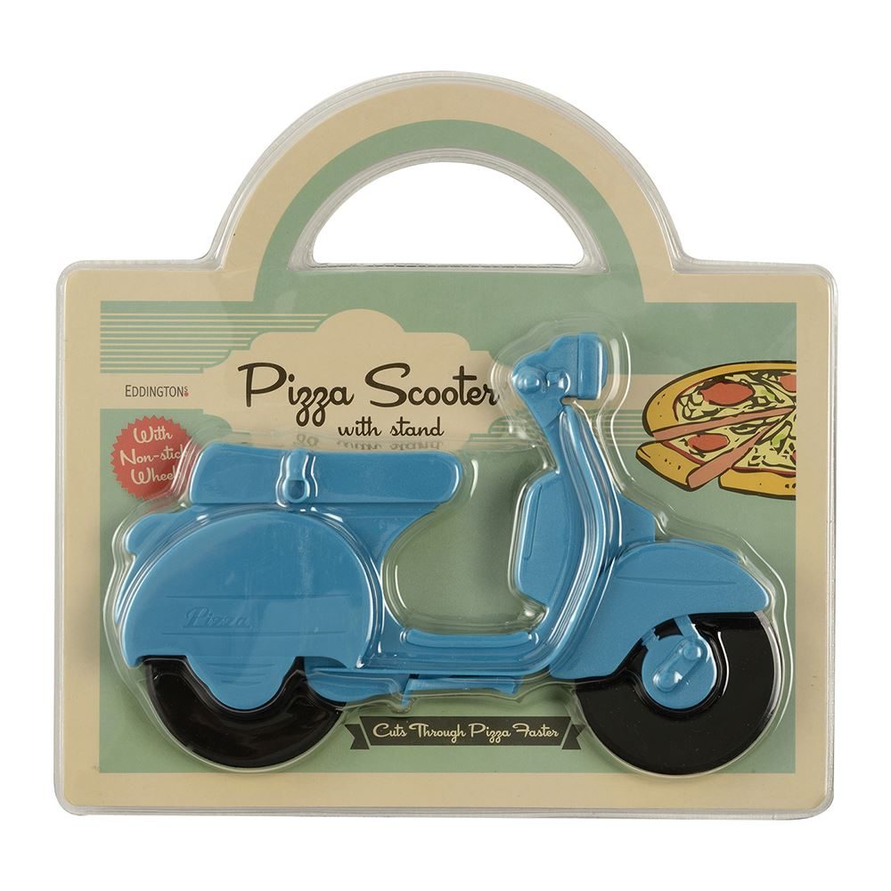 Pizza Cutter Scooter Blue