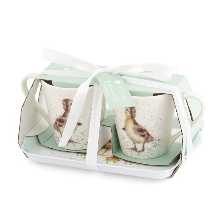 Lovely Mug Mug & Tray Set with ducklings