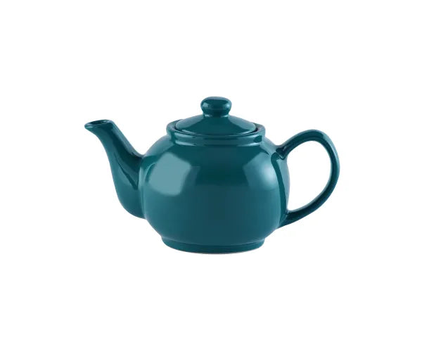 Bright Teal Blue 2 Cup Teapot