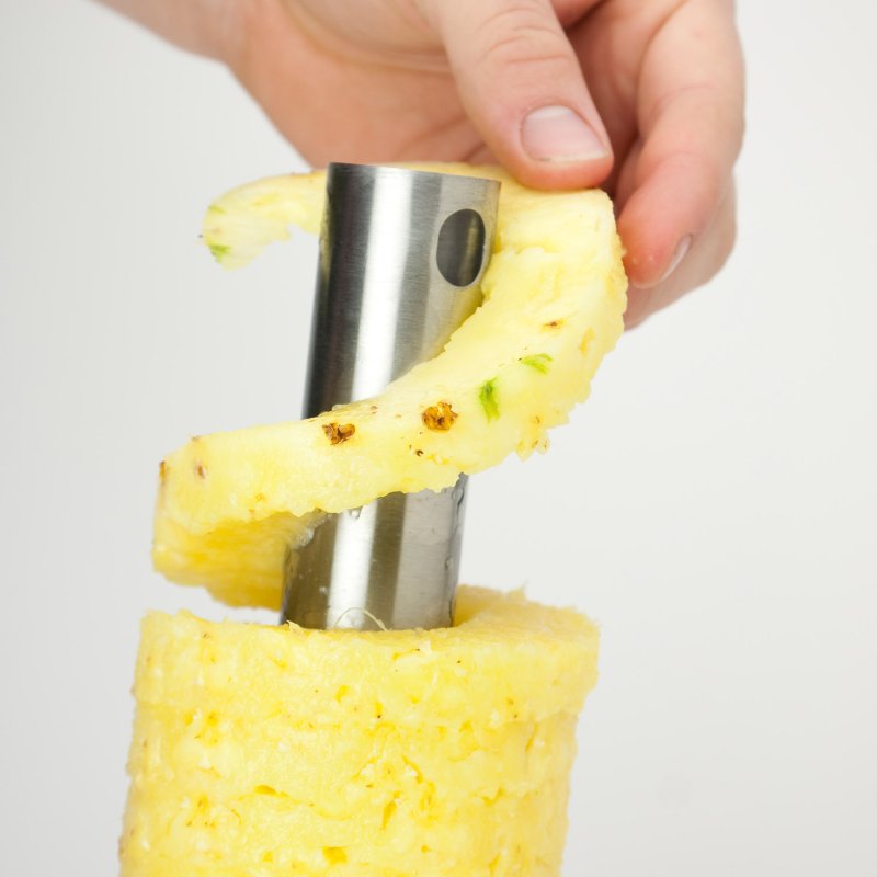 Person holding Pineapple Corer