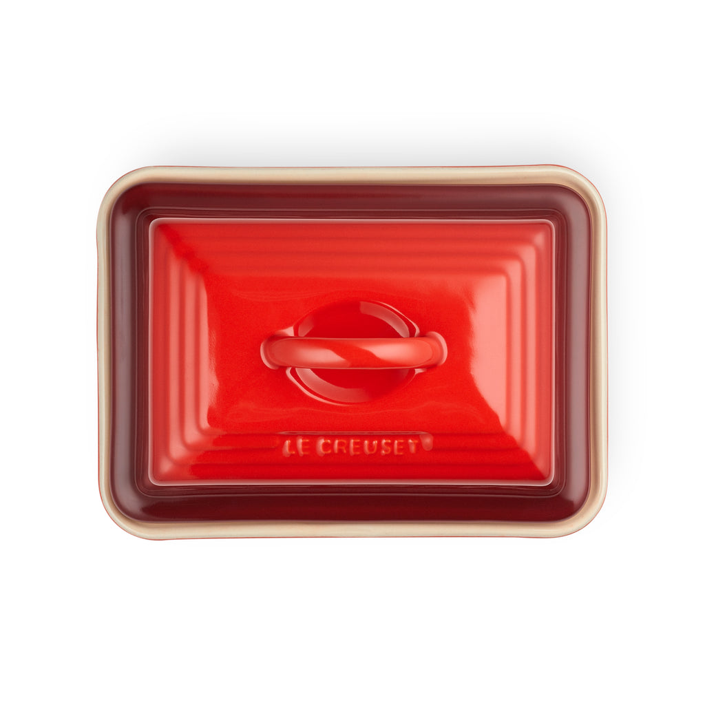 Butter Dish Cerise