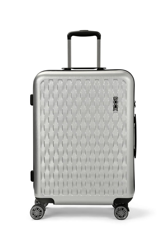 Allure Medium Suitcase Silver front