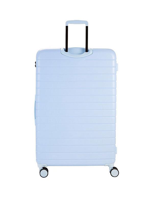 Xtra Large Suitcase Pastel Blue Back