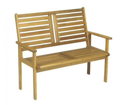 Amir Napoli 2 Seater Wooden Bench